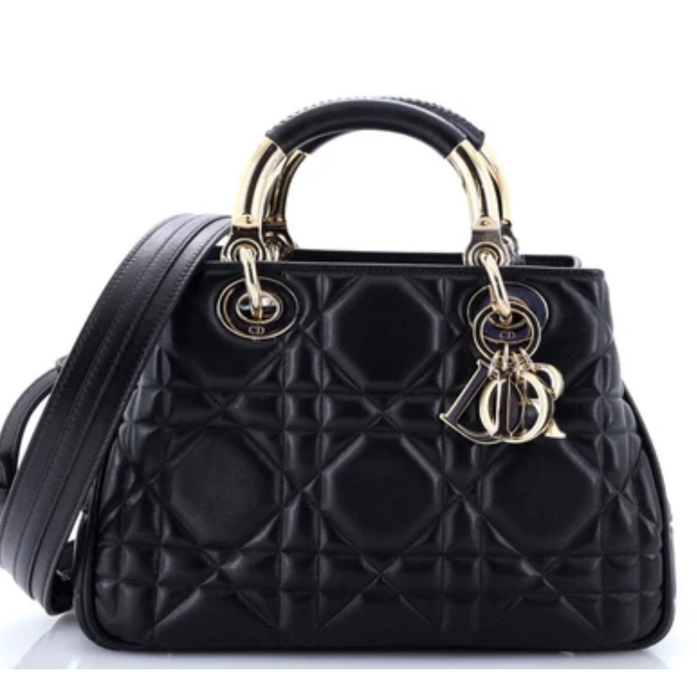 Dior Black Quilted Handbag